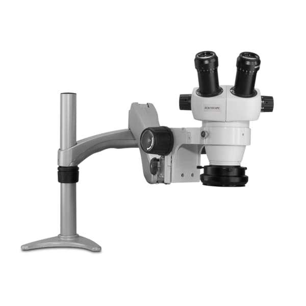 ELZ Stereo Zoom Microscope And Polarized LED Light On Articulating Arm